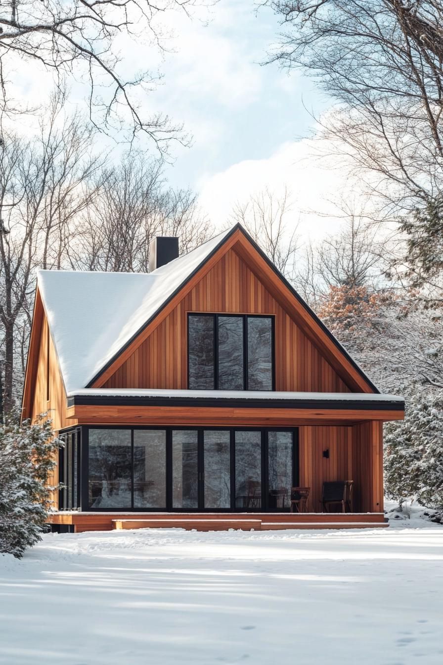 Cedar Shiplap Paired With Large Windows - photo 3