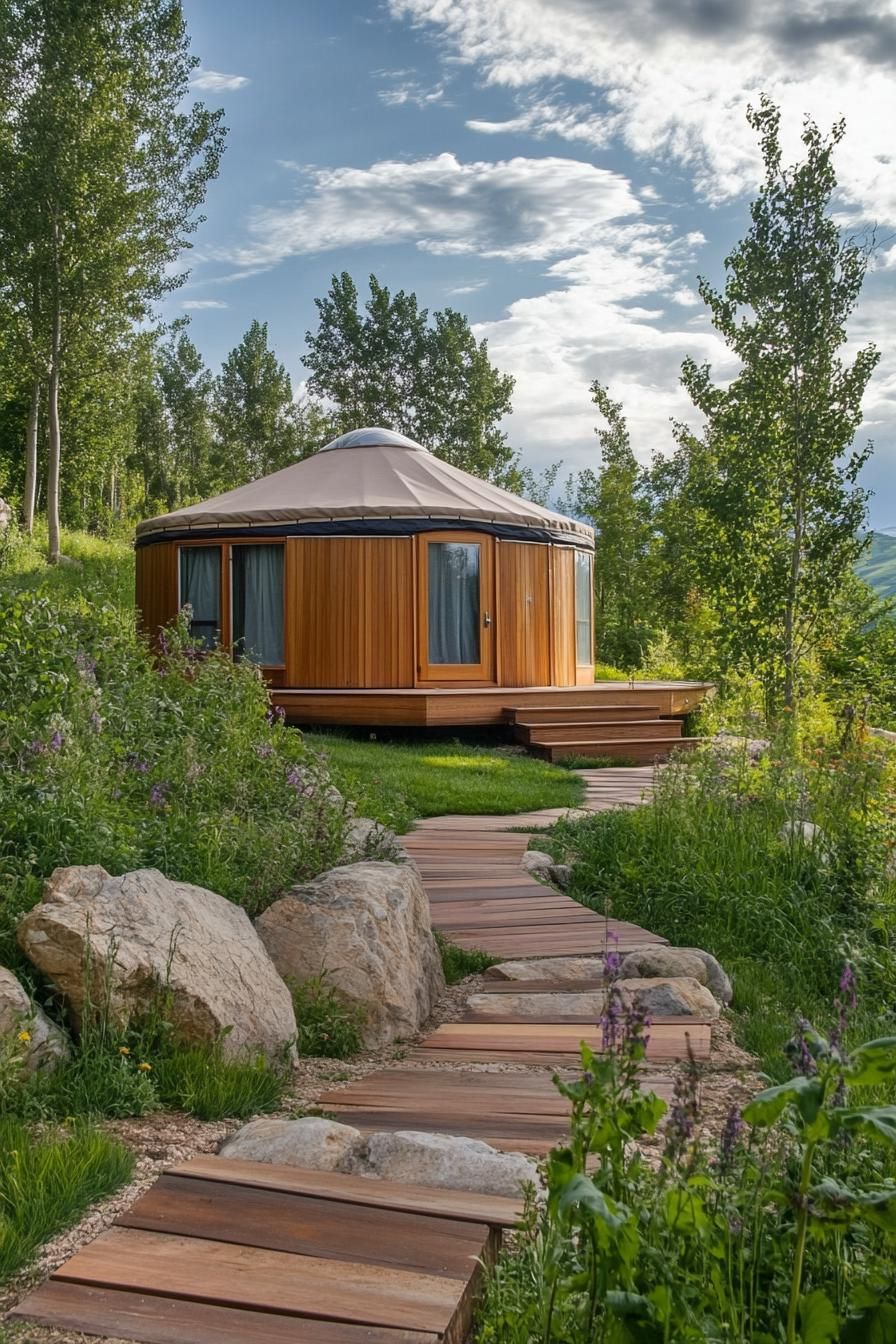Yurts Set Within Permaculture Landscapes - photo 4