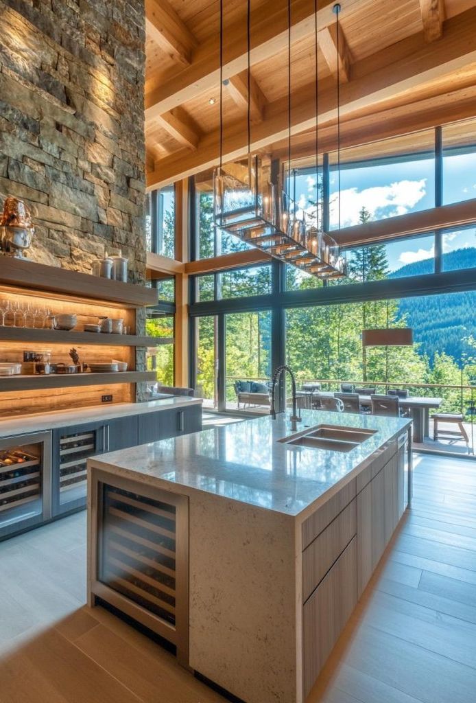 Kitchen Designed for Mountain Retreats - photo 2