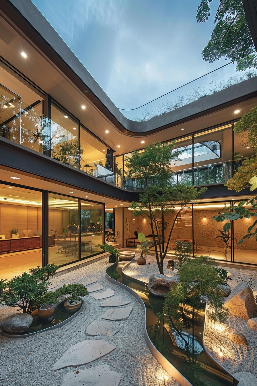 Courtyards With Multi-level Terraces - photo 3