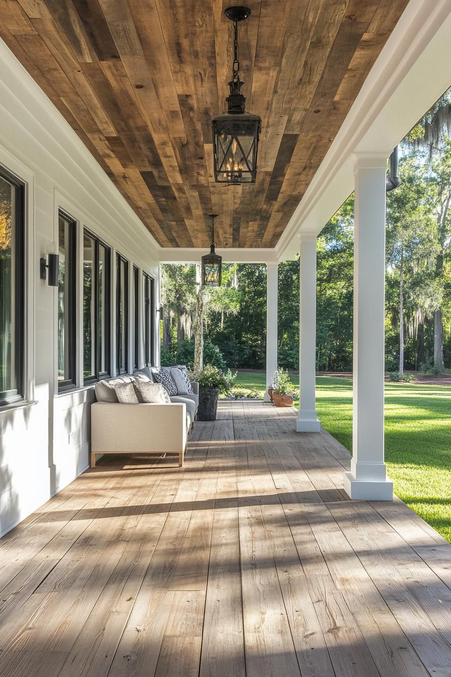 Reclaimed Wood for Porch Ceilings - photo 2