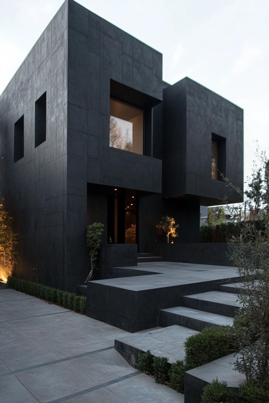 Black Steel and Concrete Industrial Style - photo 3