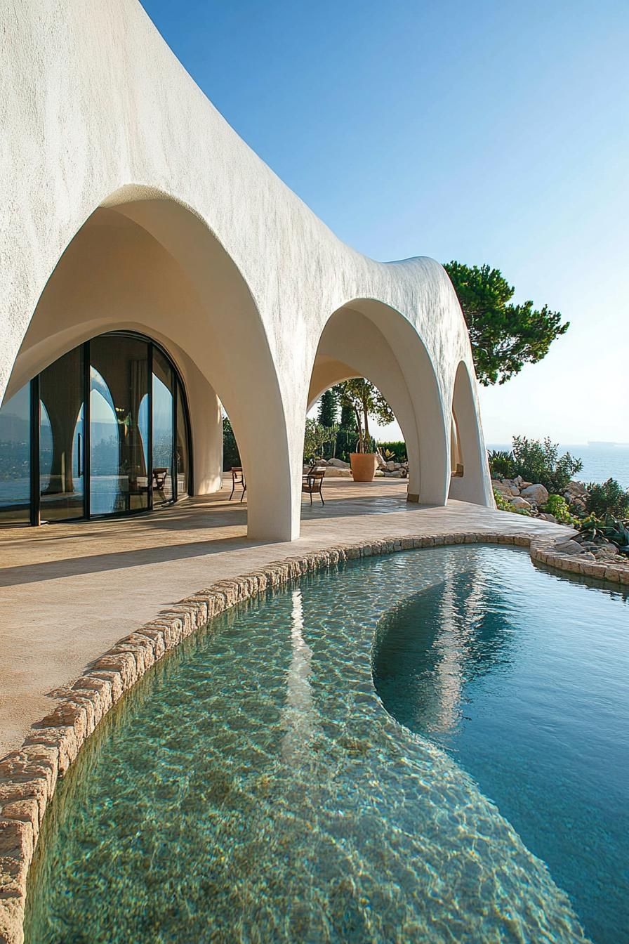 Where Elegant Arches Meet Azure Waters