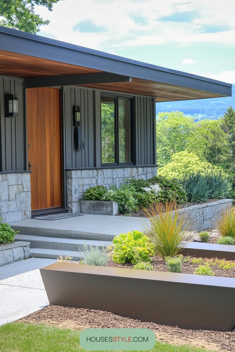 Low-profile, Mid-century Planters - photo 3
