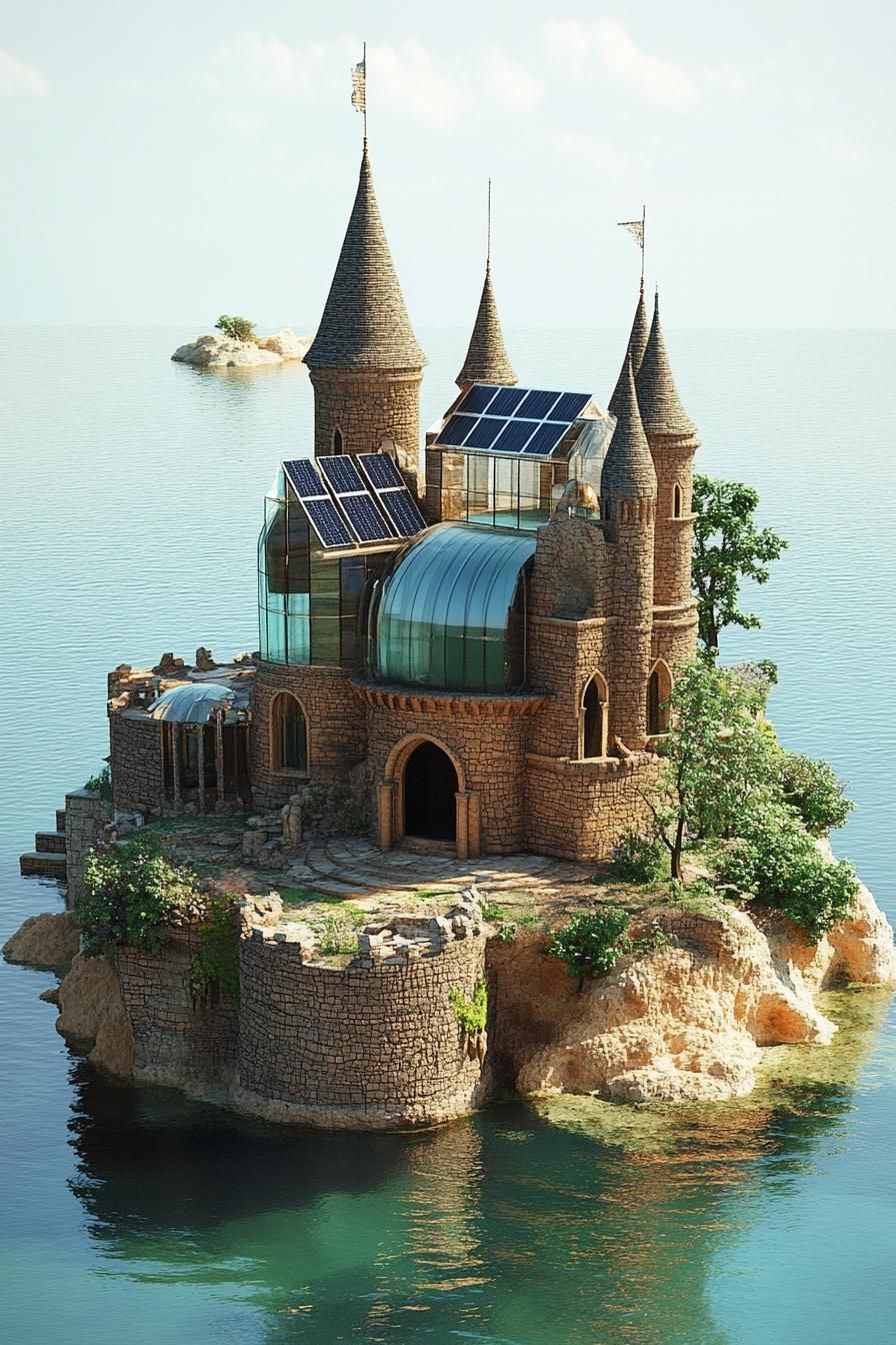 Floating Island Stronghold Retreat