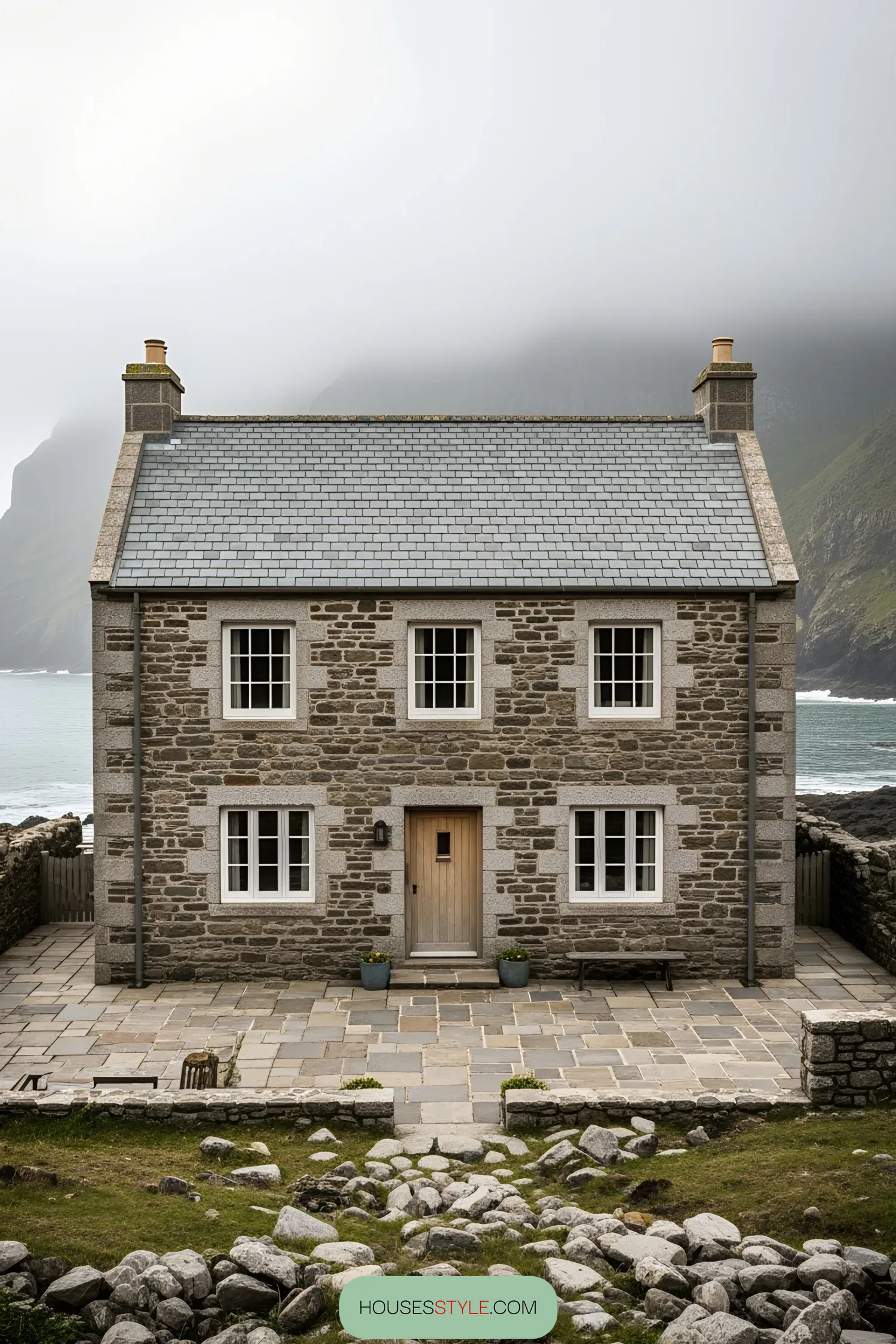 A Peaceful Coastal Fortress Retreat