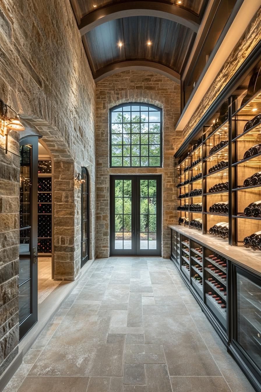Elegant Wine Cellars With Tasting Rooms