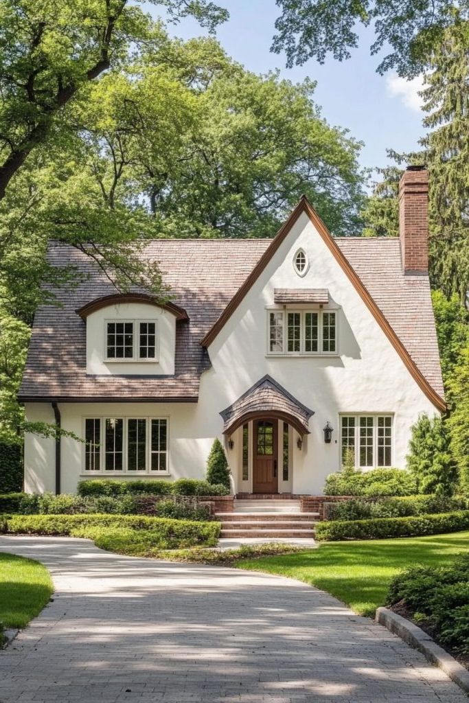 Wood Shingles Paired With Brick Accents - photo 4