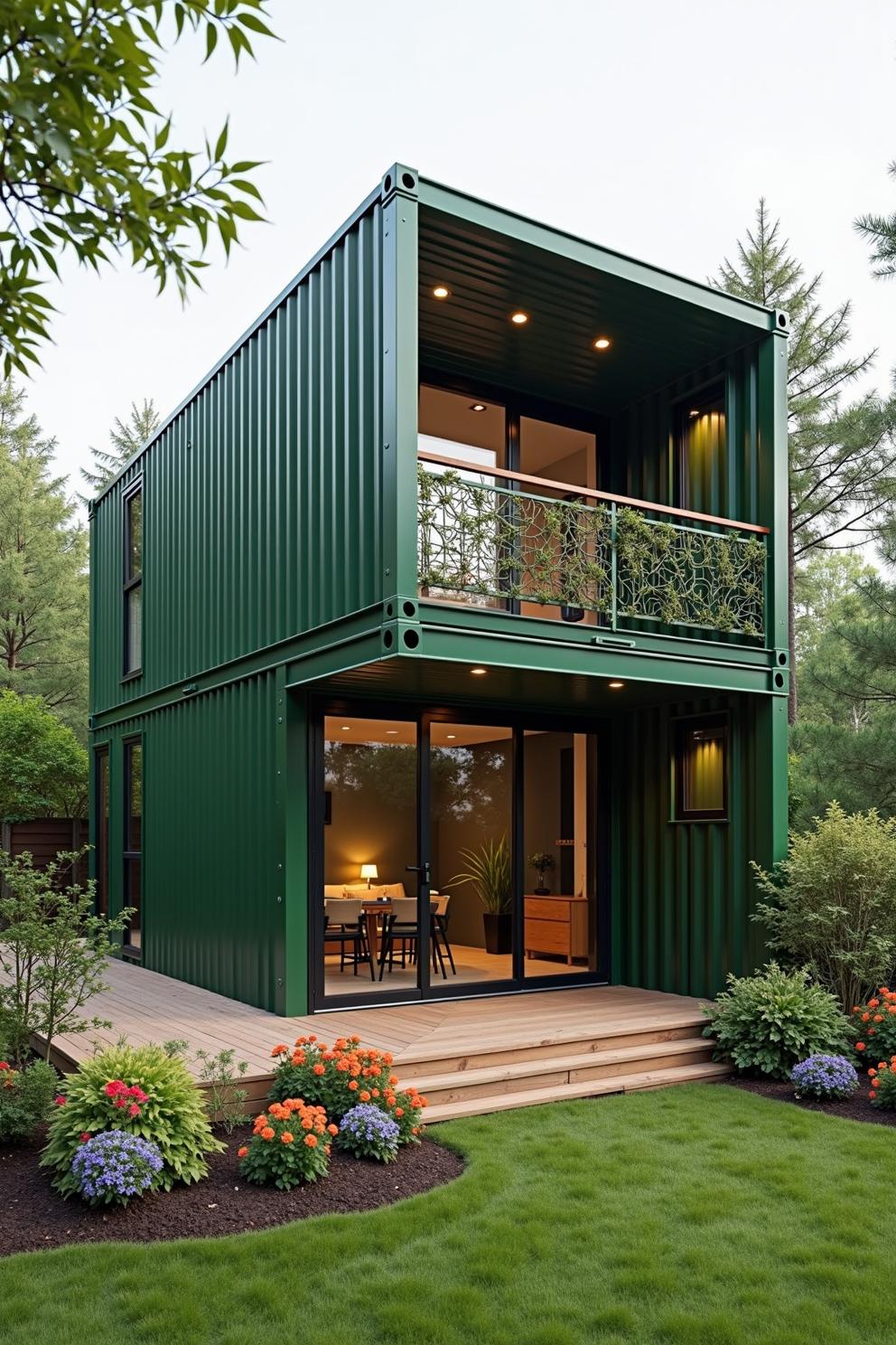 Green Cube Oasis Out in the Wild