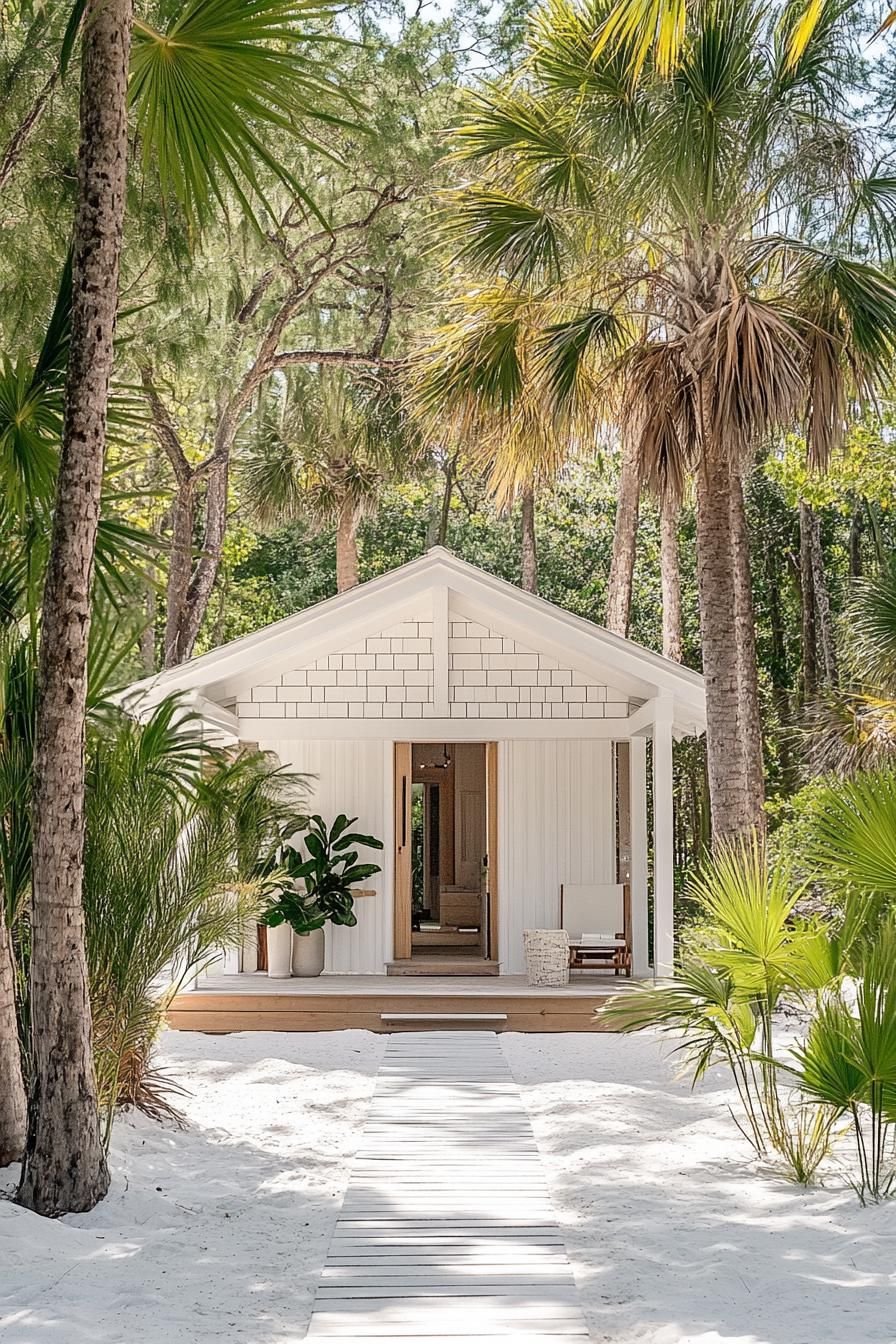 Palm Trees and Clean Lines: A Tiny Beach House Highlight