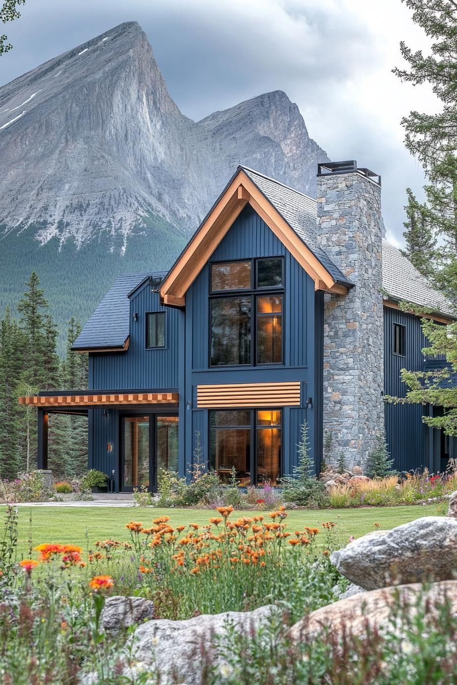 A Bold and Beautiful Mountain Retreat