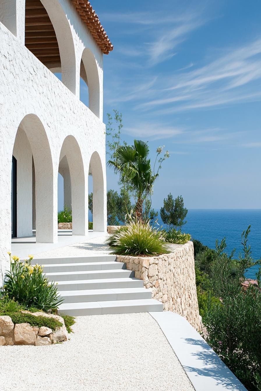An Exterior Ruled by Majestic Arches