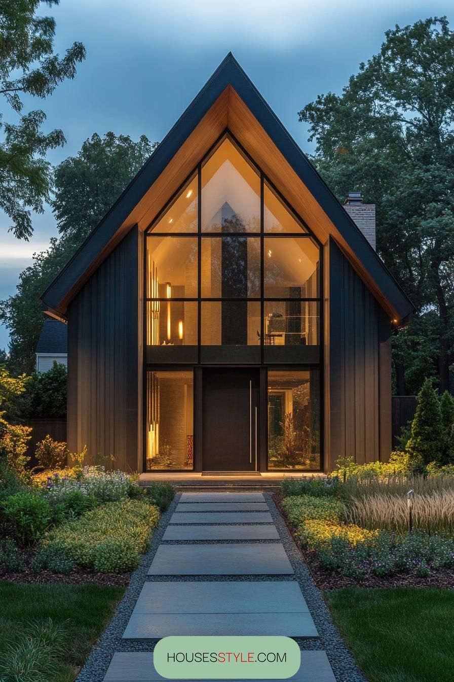 Geometric Grandeur: A Glassy Getaway