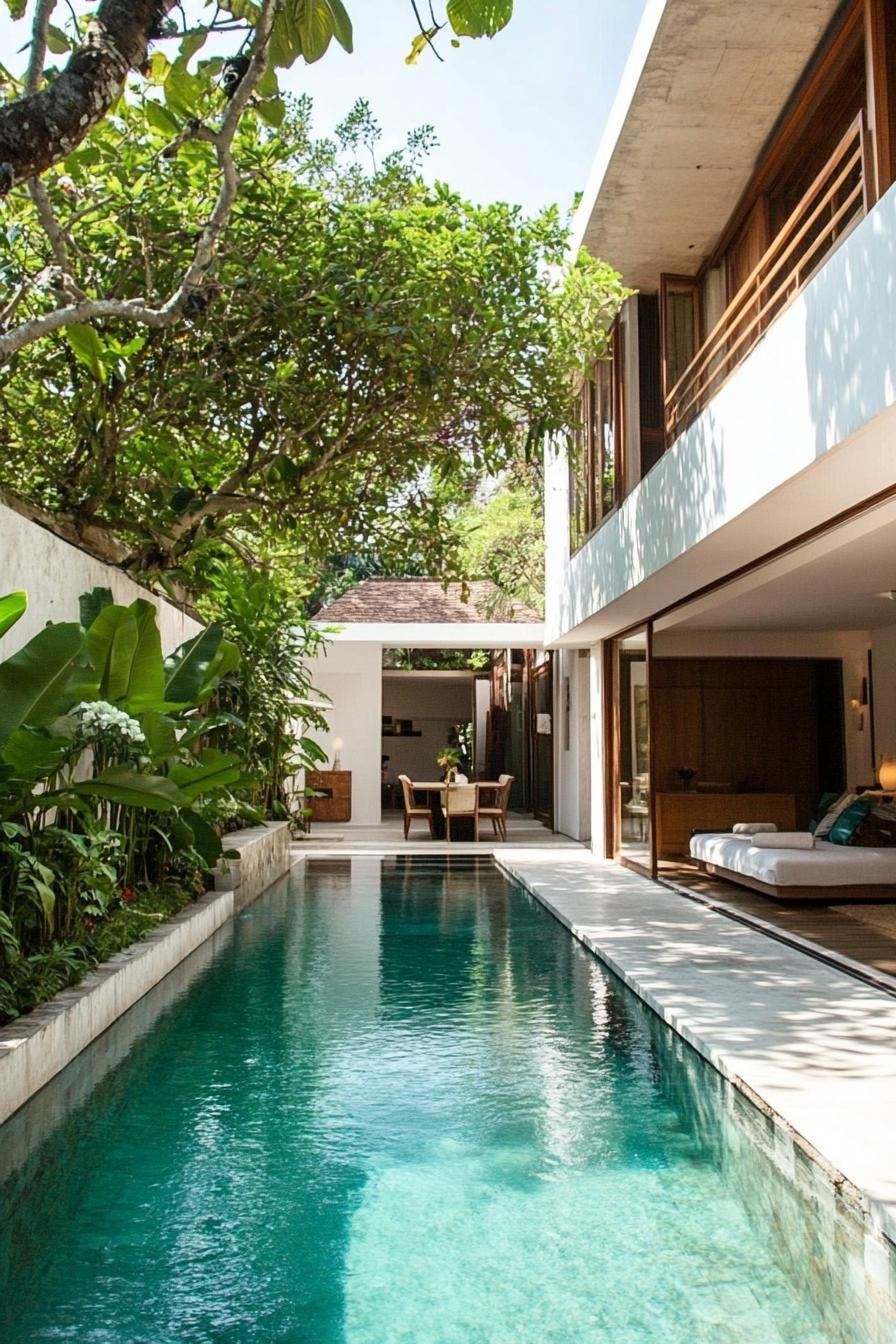 Compact Lap Pools Beside the House - photo 2