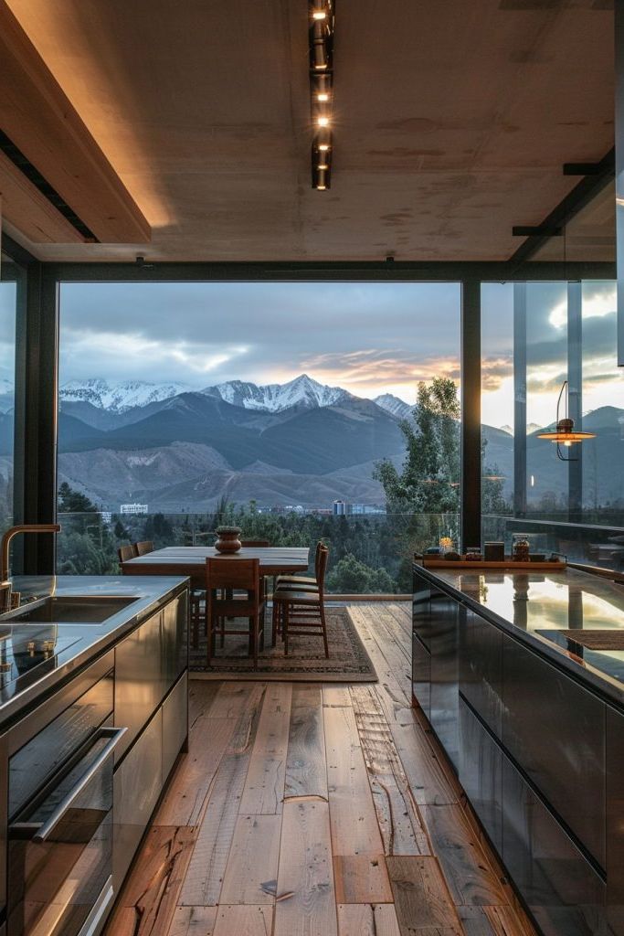 Glass Walls Framing the Mountains - photo 2