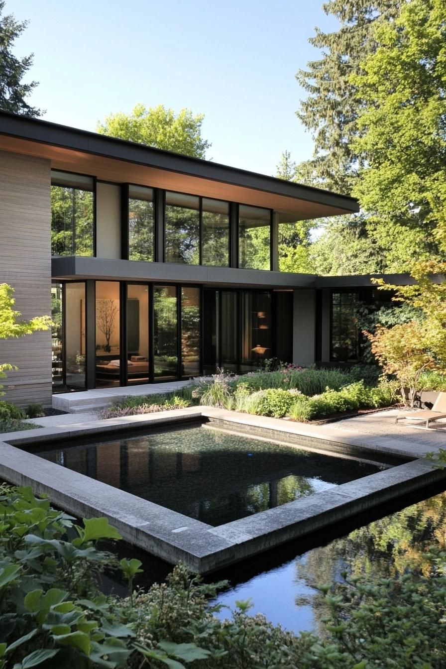U-Shaped Homes Wrapped Around a Pool - photo 3