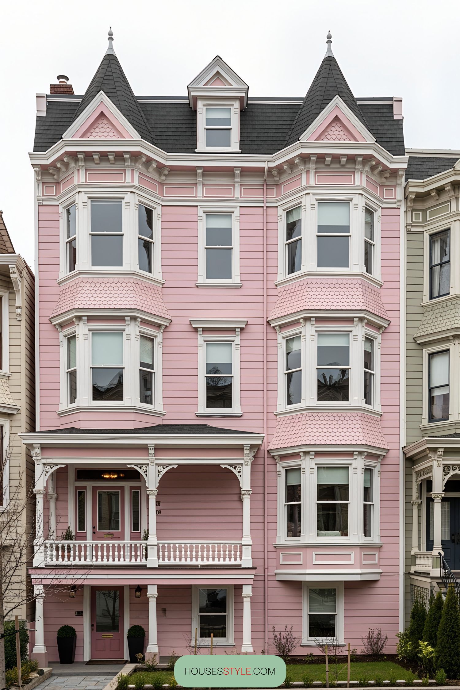 A Cotton Candy-Colored Cottage