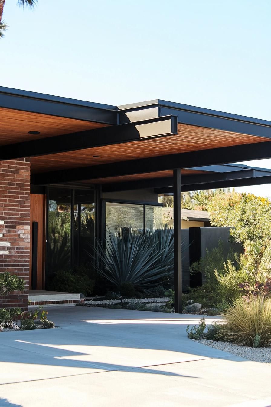 Integrated Carports With Flat Canopies - photo 3