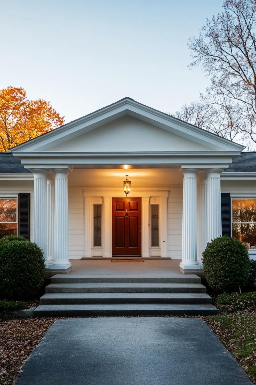 Classic Columns Meet Geometric Shapes - photo 3