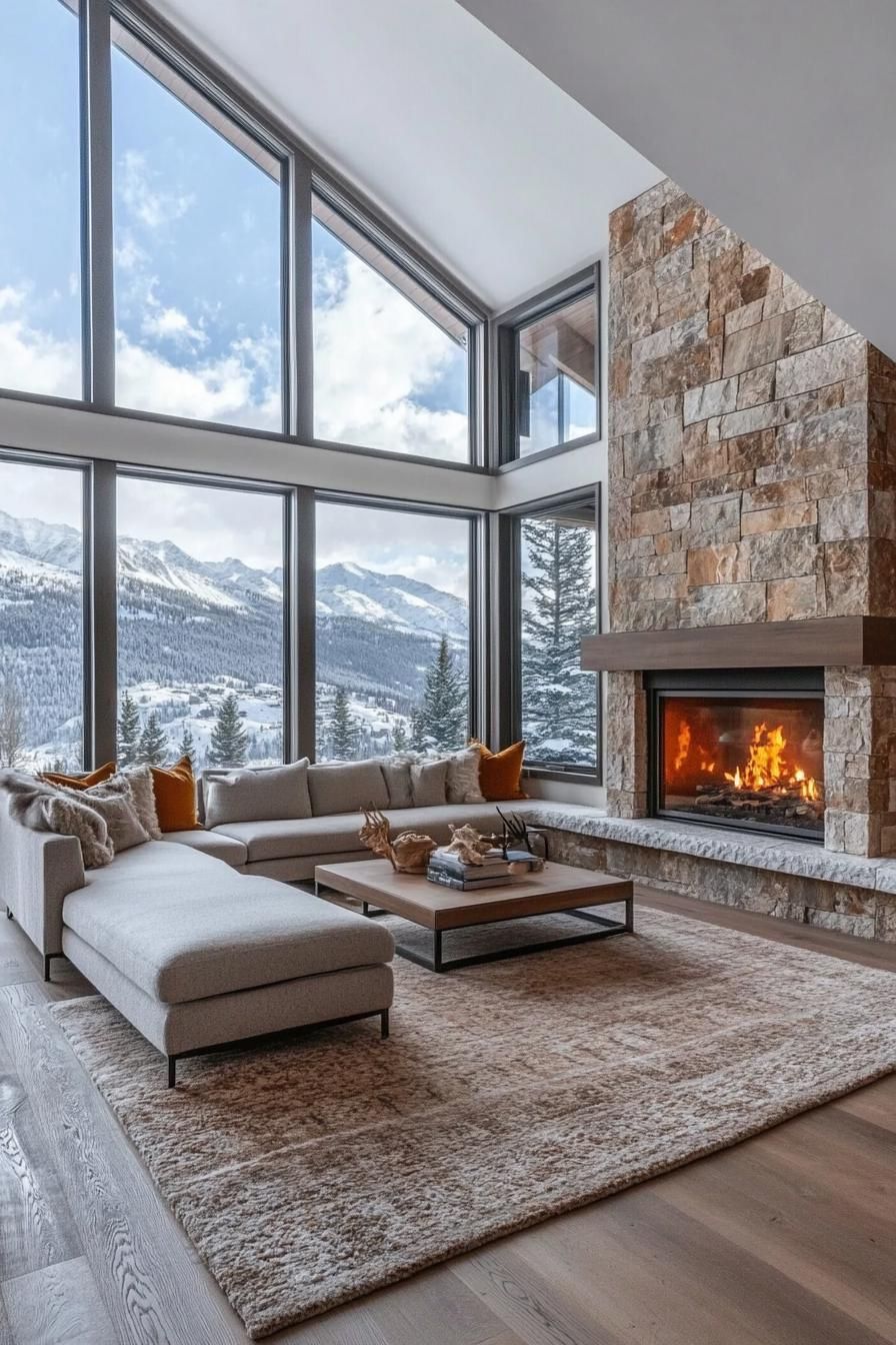 Eco-Friendly Mountain Retreat With Natural Stone Fireplace - photo 2