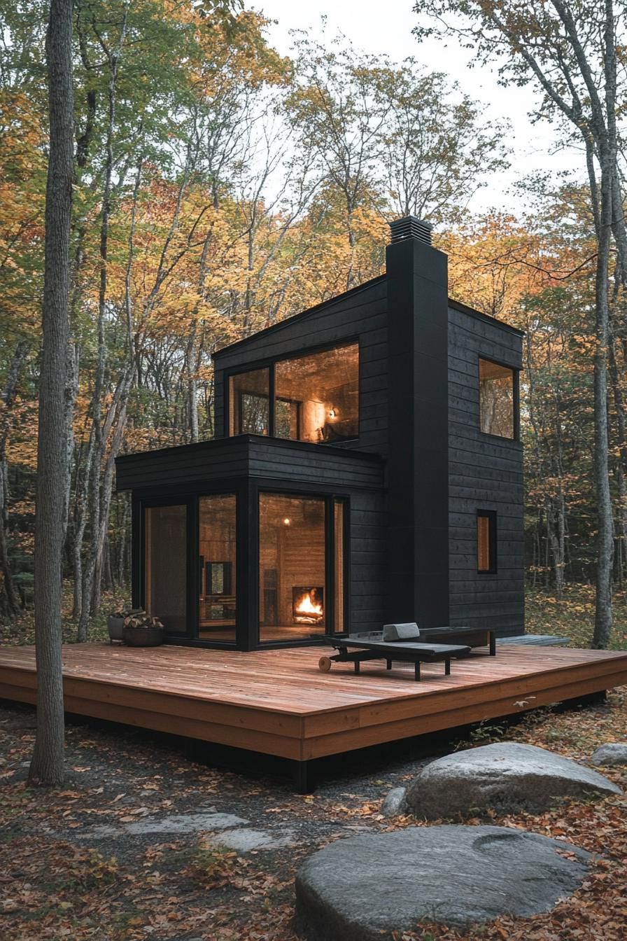 A Forest Home With Modern Character