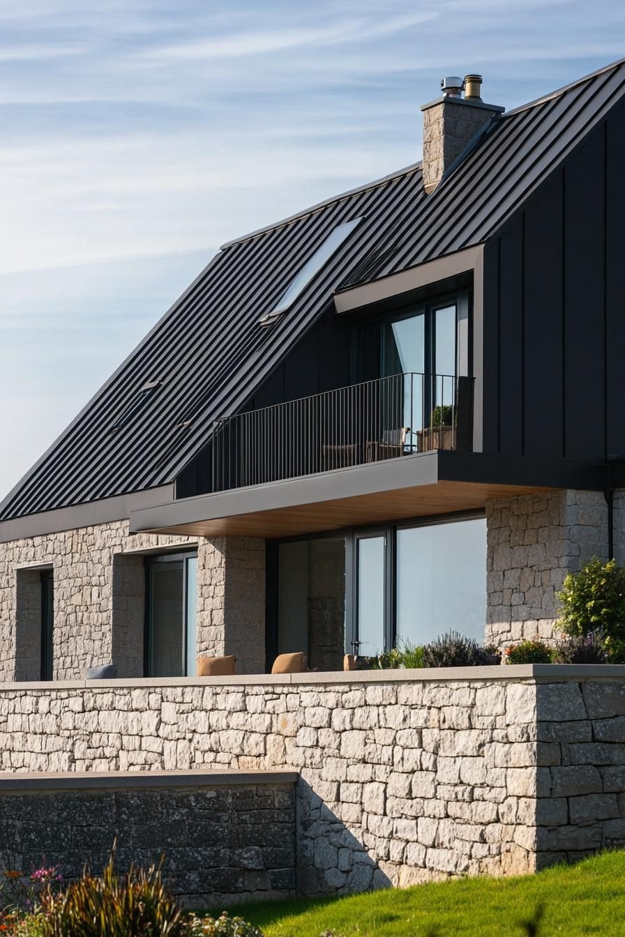 Zinc Roofs With Concealed Gutters - photo 2