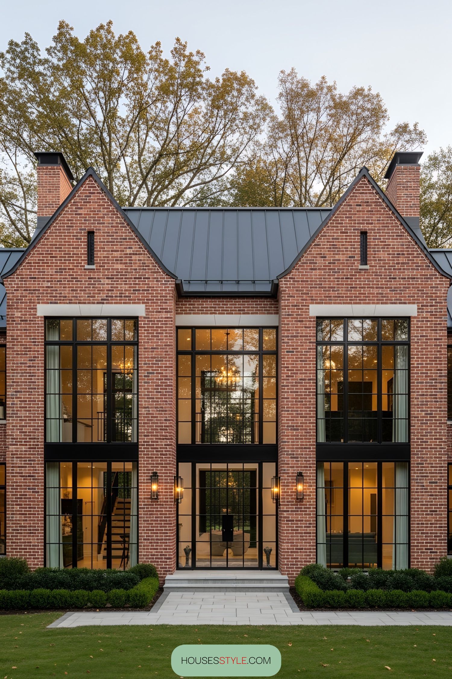 1. Brick Home With Grand Statement Windows
