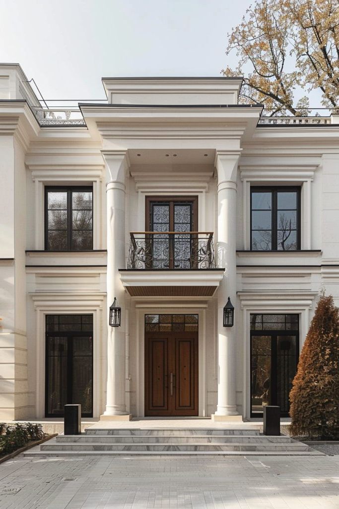 A Minimalist Facade For A Georgian Mansion
