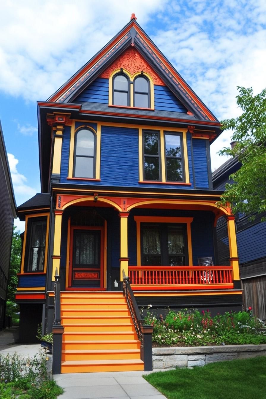 Bold Trim and Siding Colors - photo 2