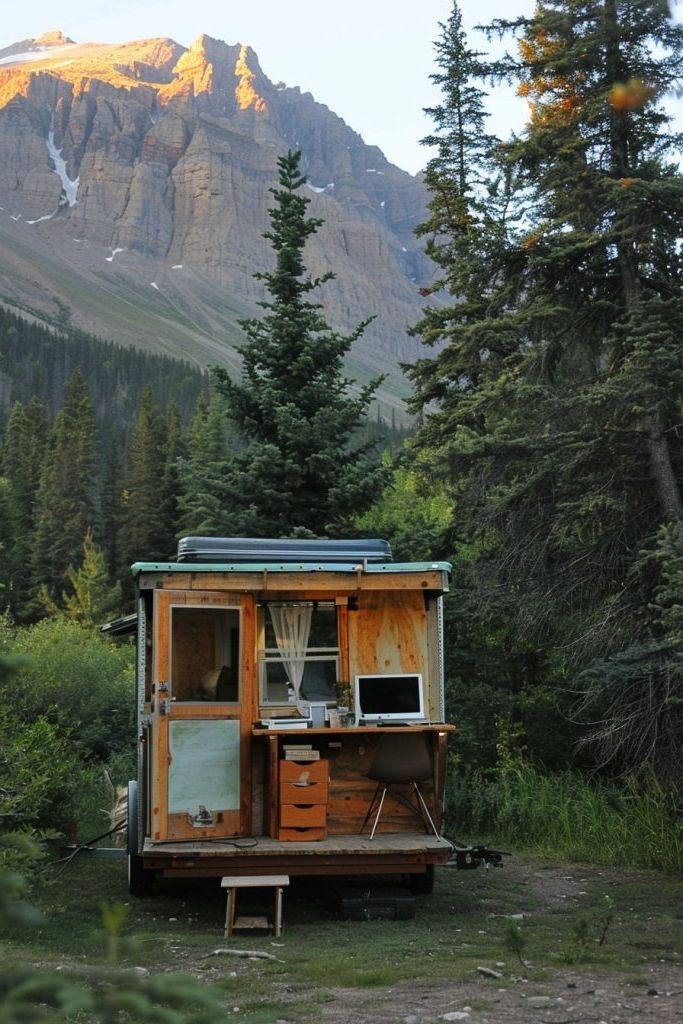 Mobile Tiny Office Parked for Views - photo 2