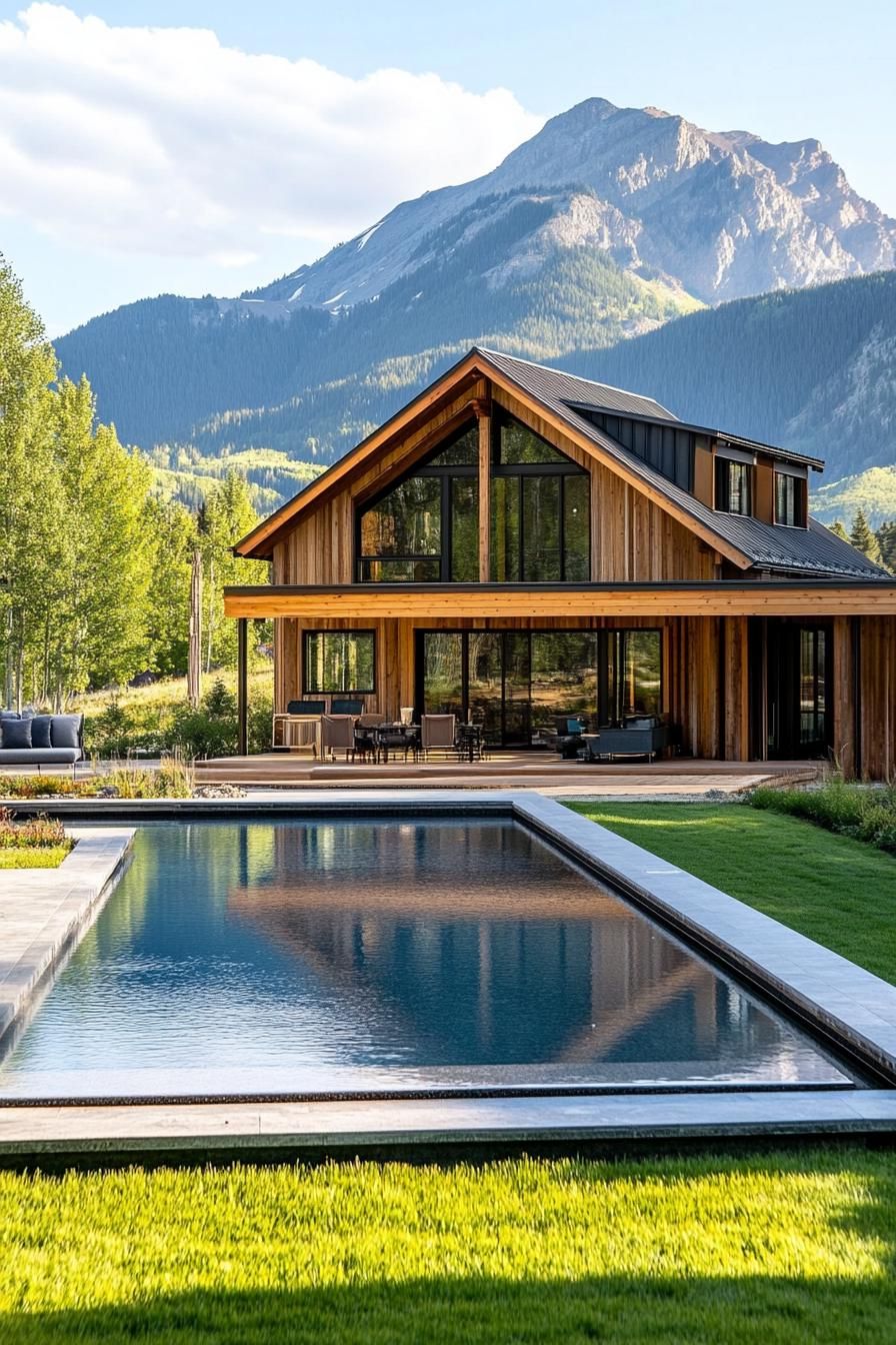 Nordic Retreat With Mountain Scenery