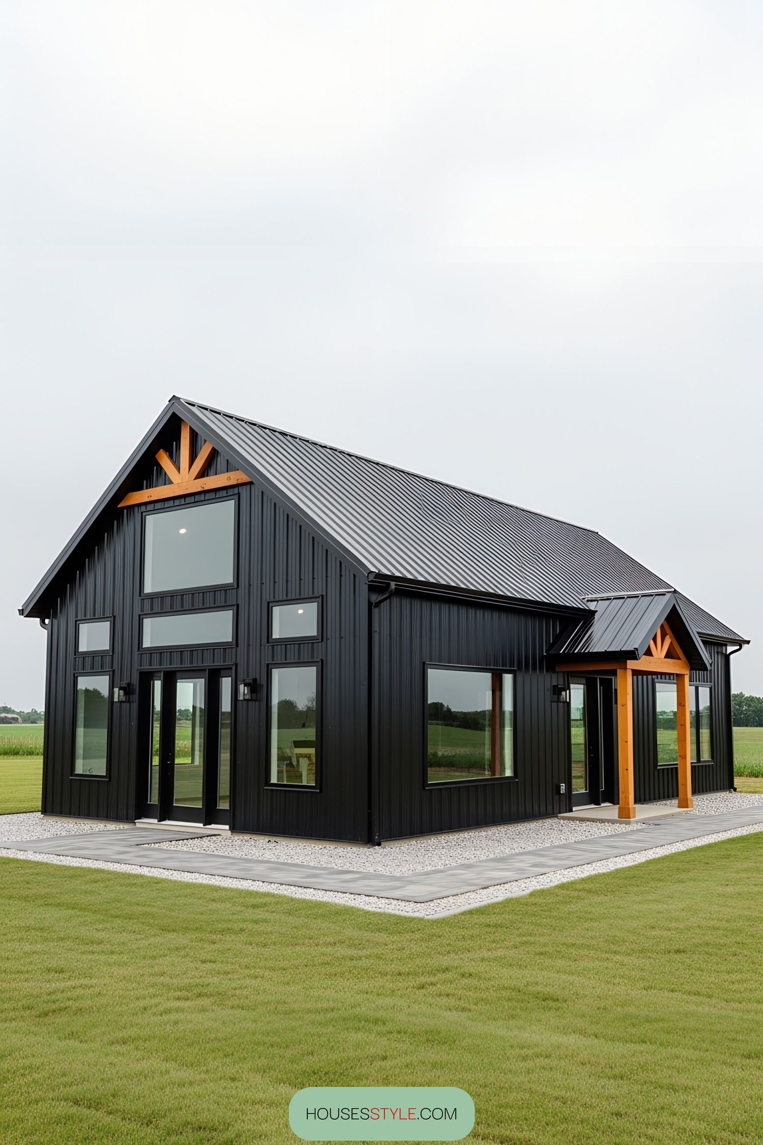 12) Midnight Charm Barn House