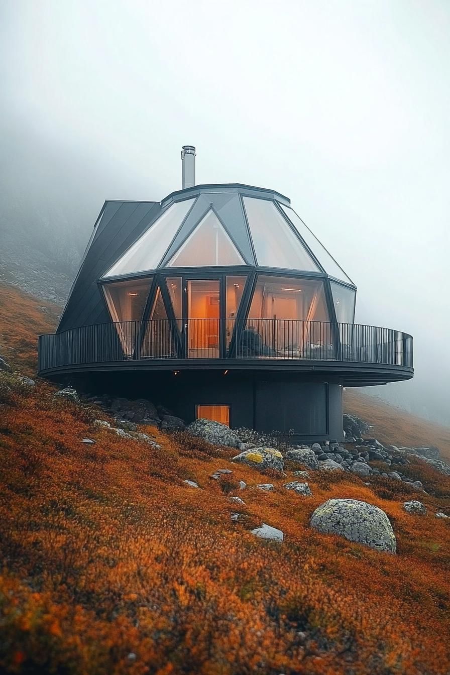 Solar-Powered Yurt-Inspired Home
