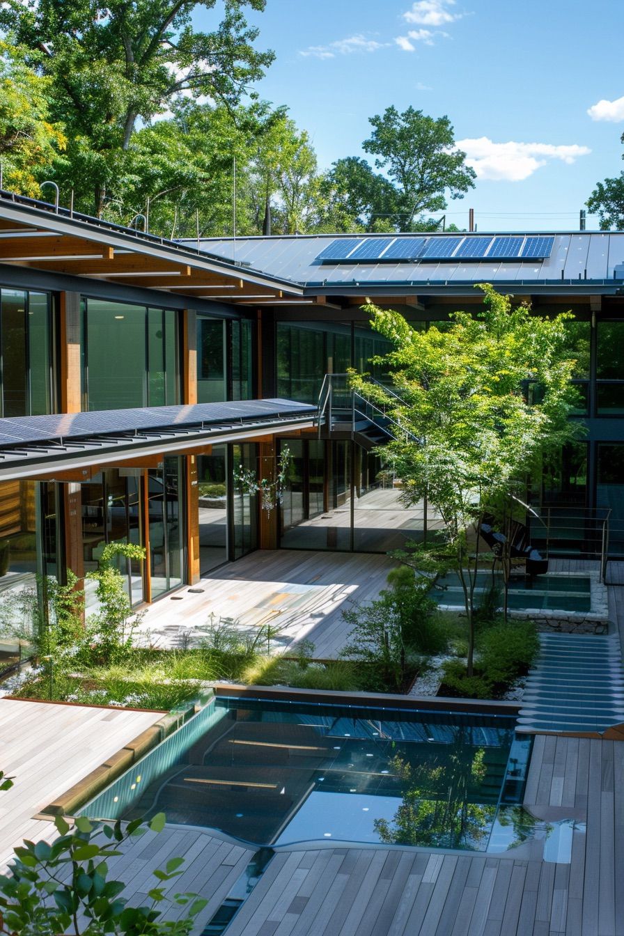 Courtyards Powered by Solar Panels - photo 4