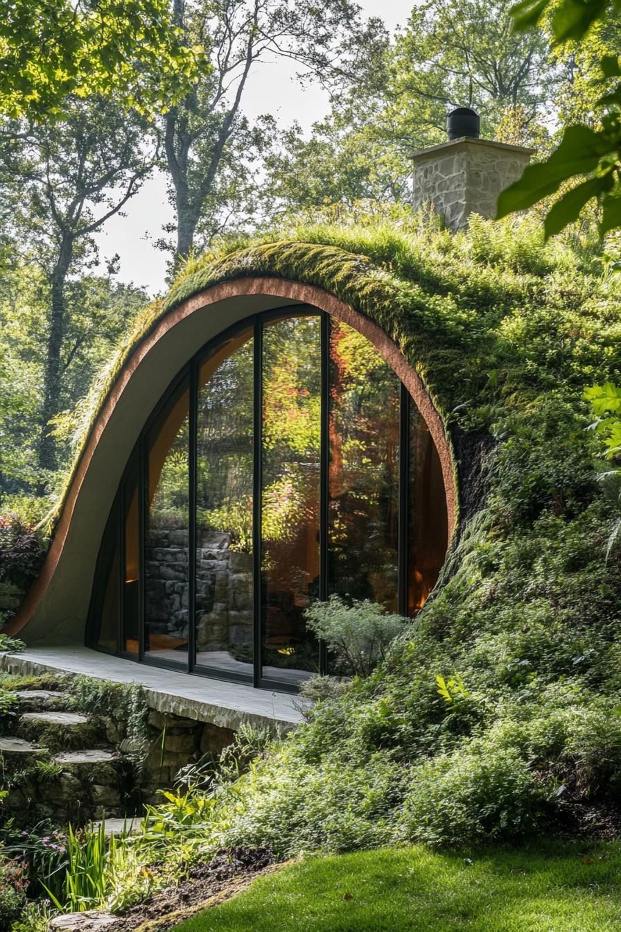 Hobbit-style Earth Shelter Home - photo 3