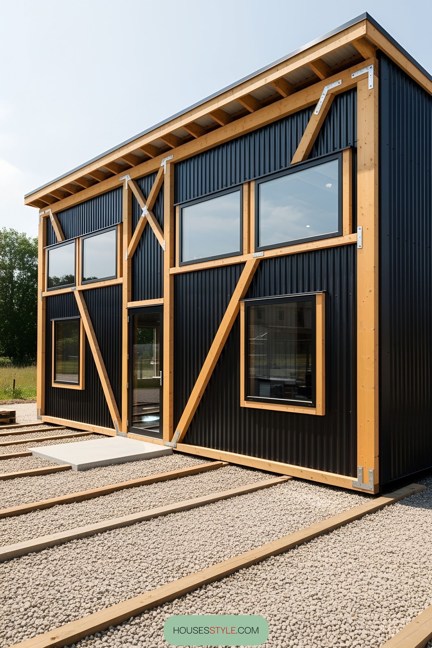 10. A Cozy Corrugated Cabin for Creative Work