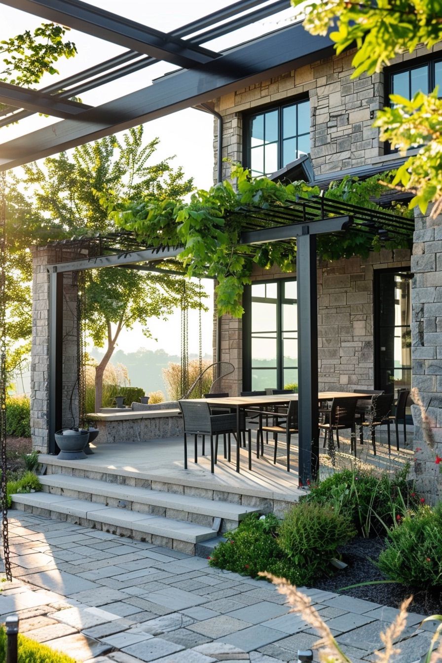 Pergolas Covered in Vines - photo 4