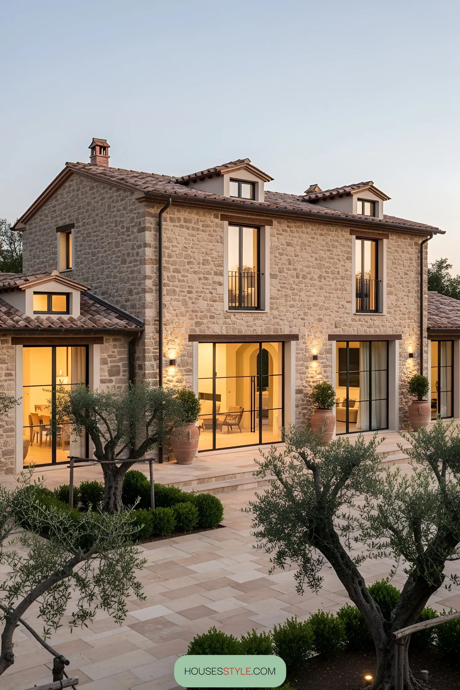 Stone Retreat With Italian Character