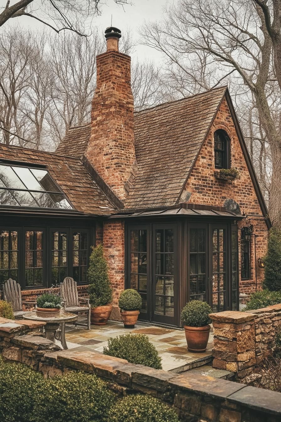 Natural Stone Columns on a Wrap-around Porch - photo 4