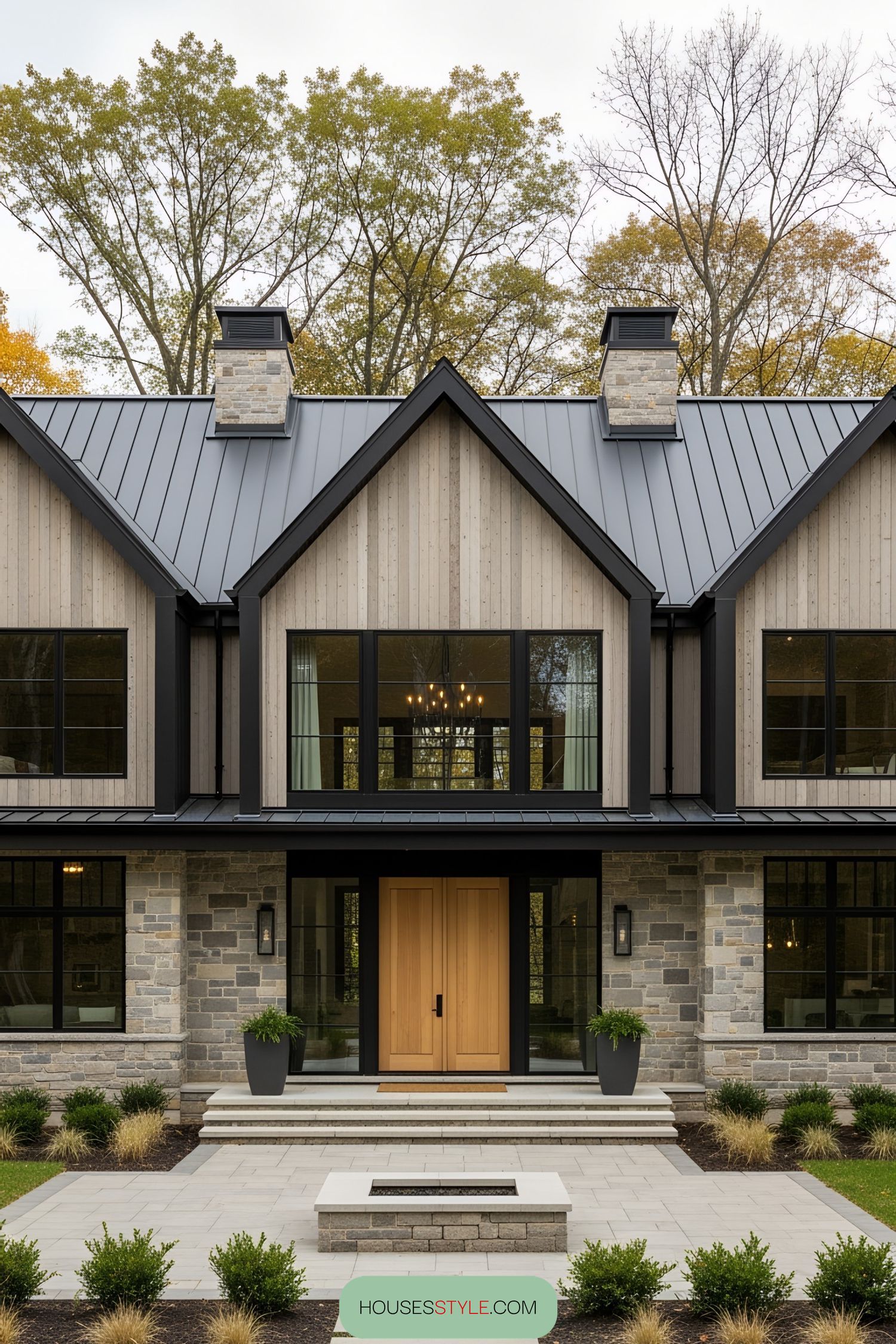 Steel Accents Bring Rustic Style to Life