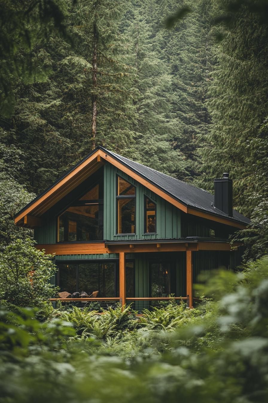 Rustic Chalets With Exposed Wood Beams