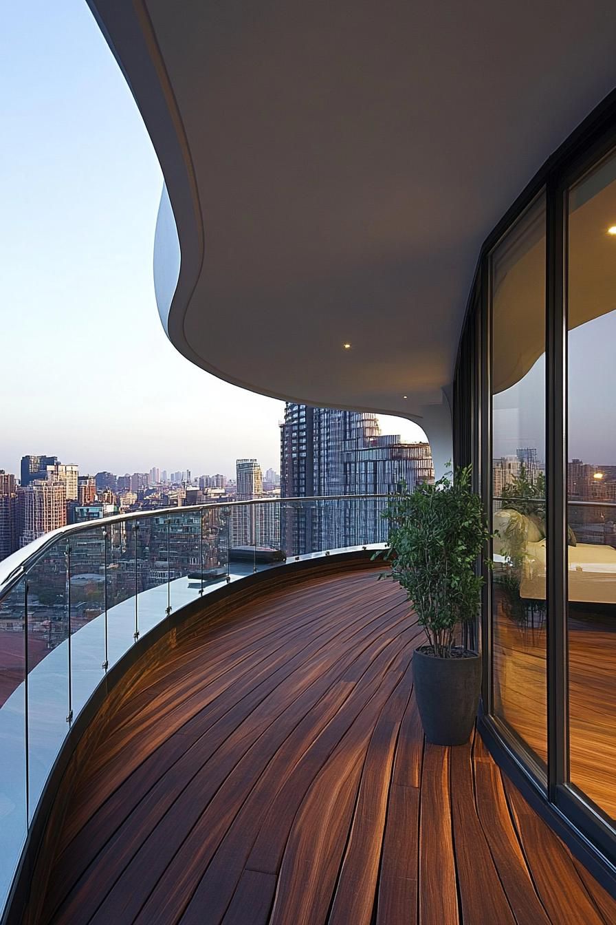 Curved Balcony With Panoramic Views - photo 2