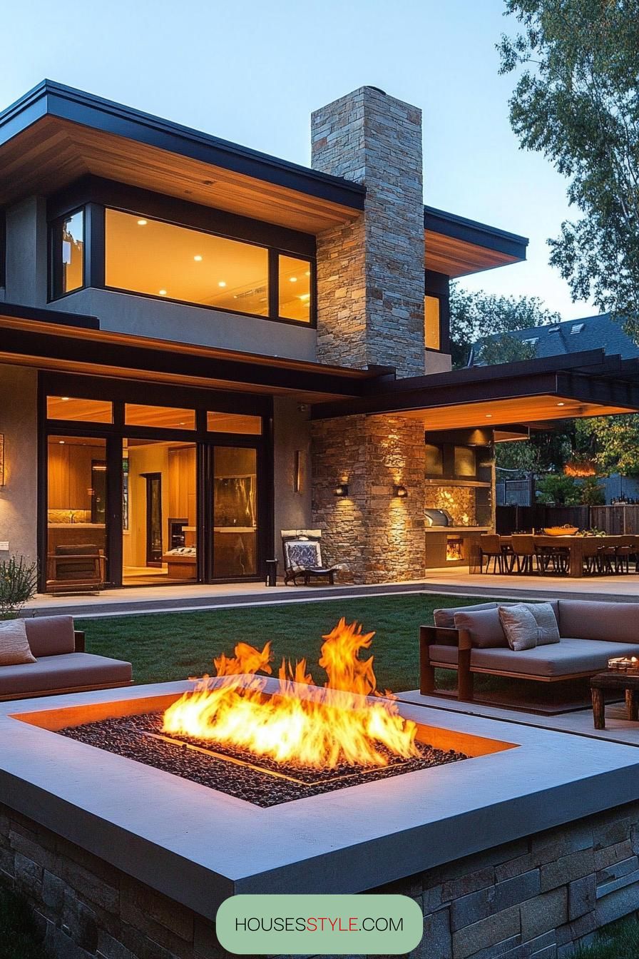 Lounge Area Around a Fire Pit - photo 4