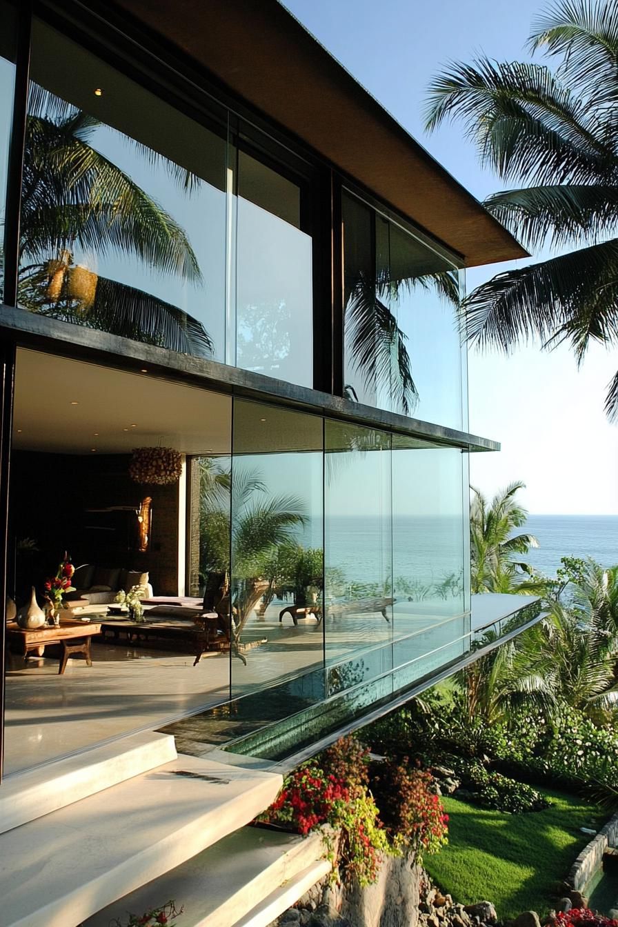 2. Glass-Walled Oceanfront Retreat