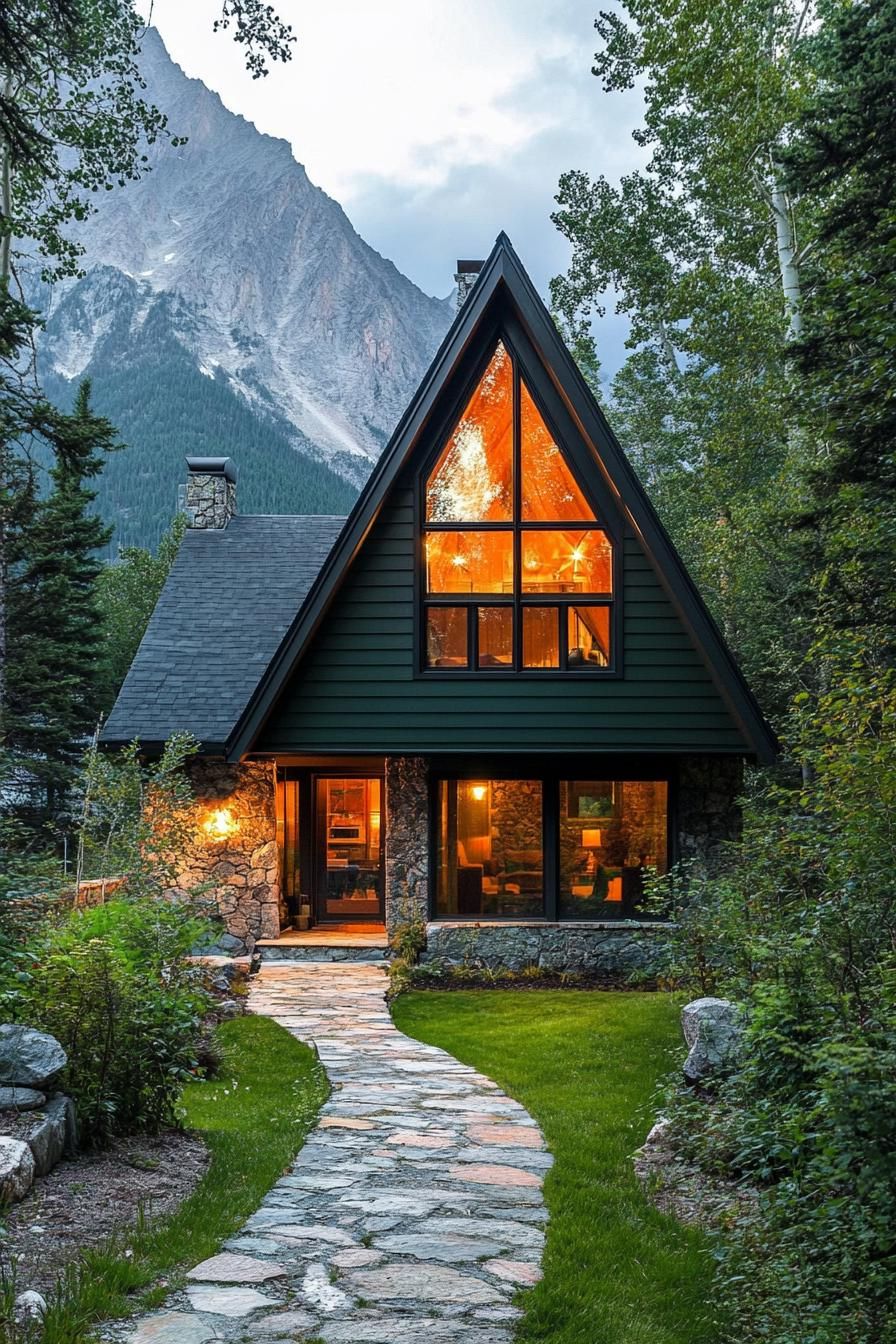 Cozy A-Frame Cabins With Big Windows - photo 2