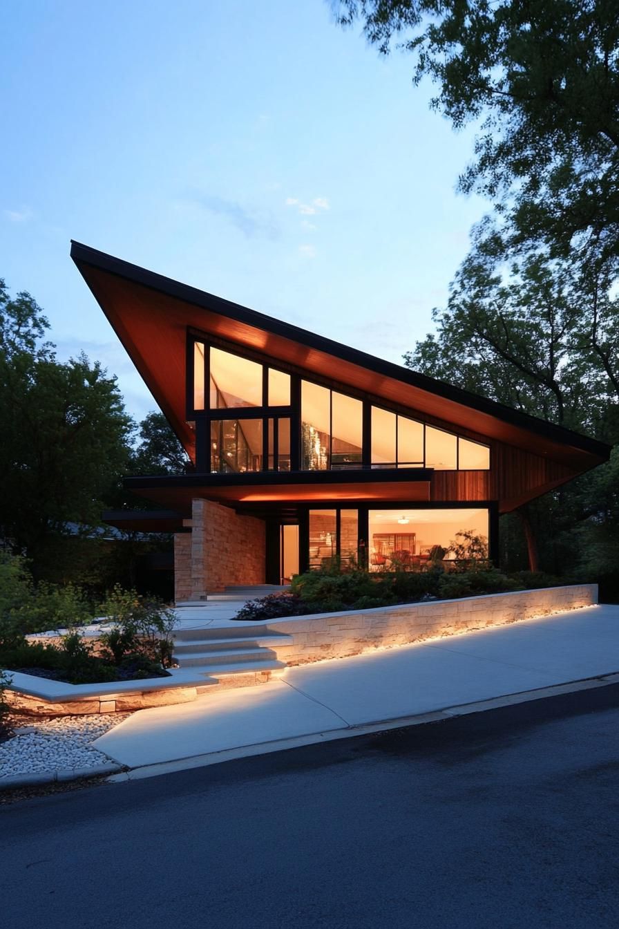 Bold Asymmetrical Zigzag Rooflines - photo 4