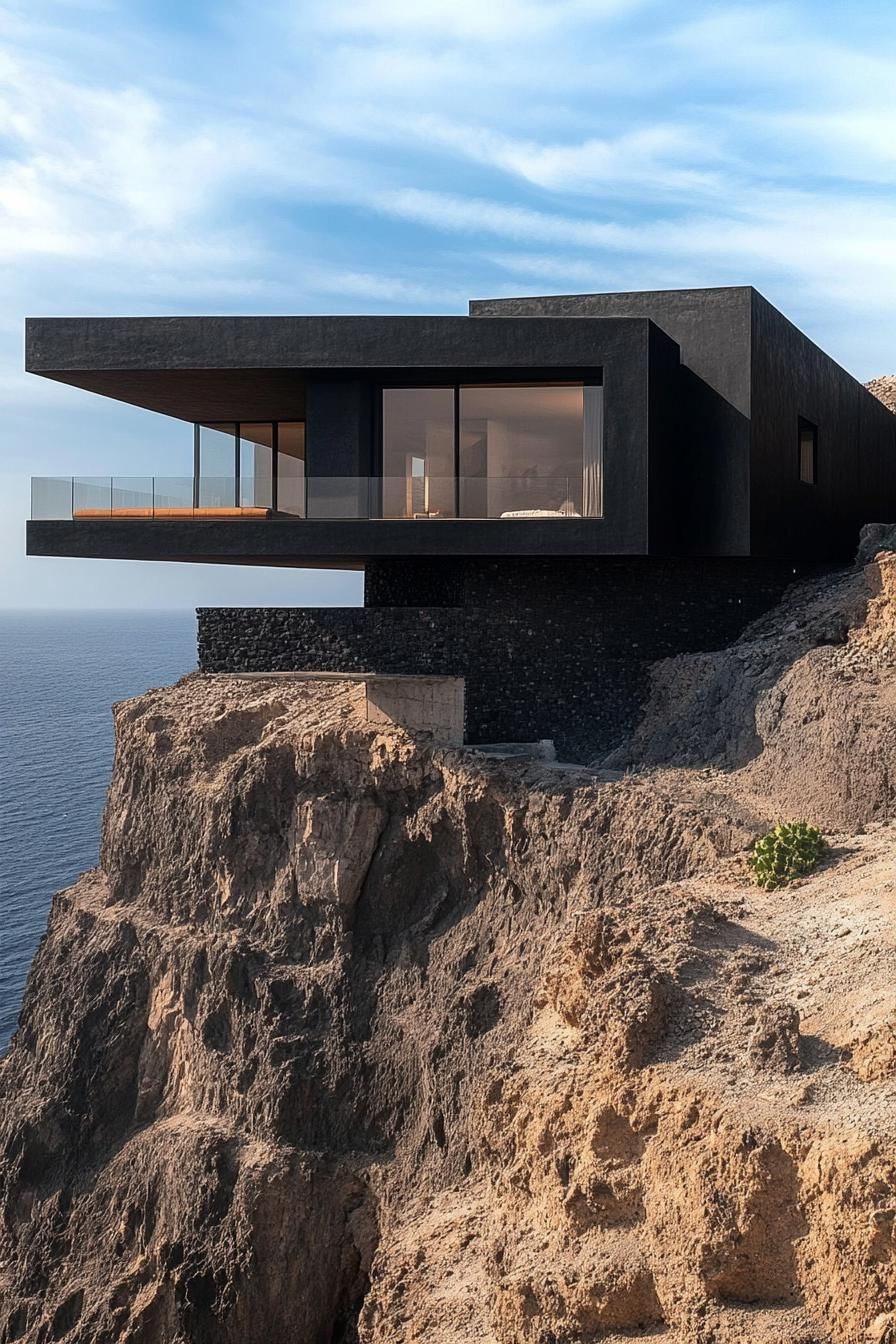 Cantilevered Black Home With Sweeping Mountain Views - photo 2