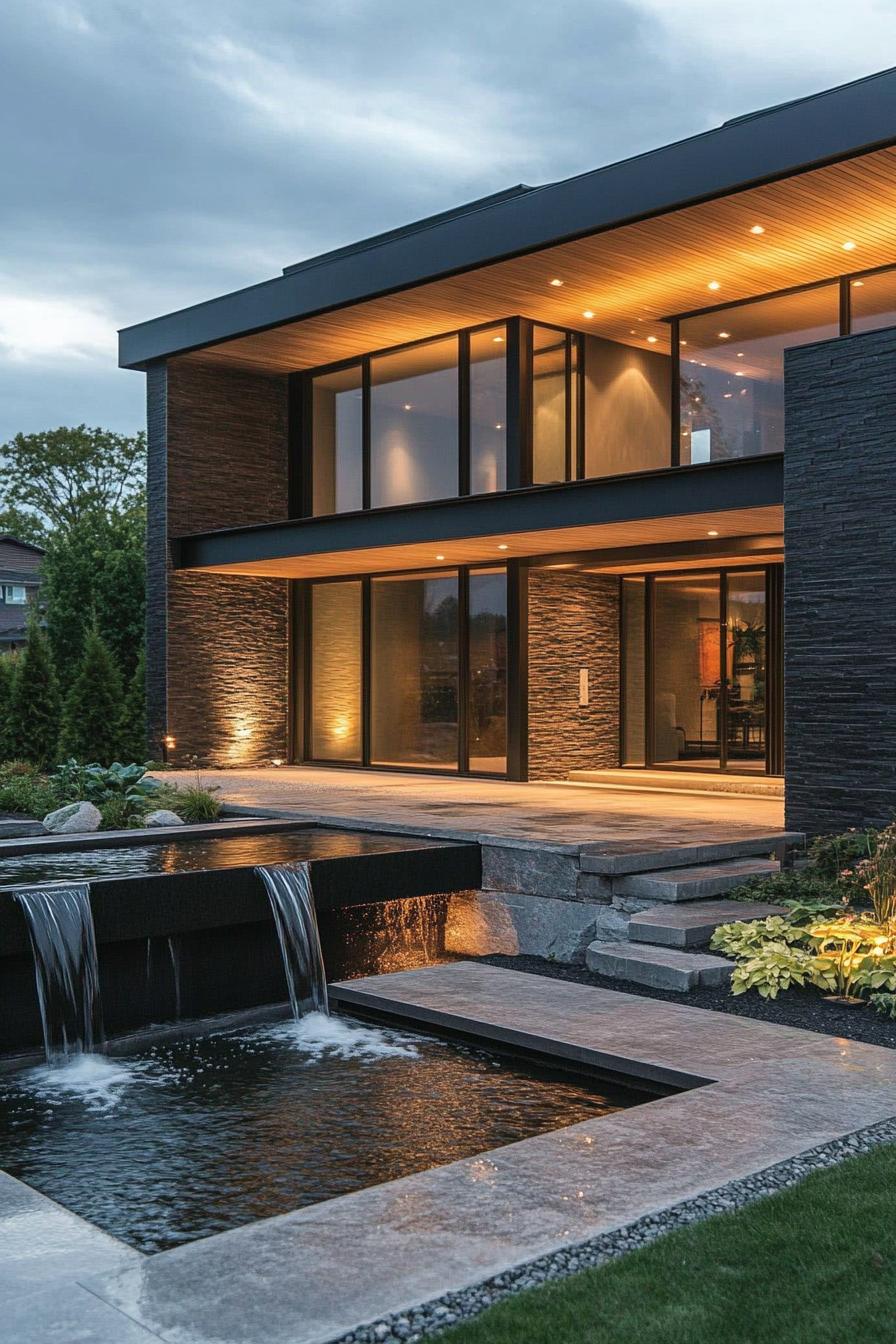 Floating Roof With Recessed Lighting - photo 3