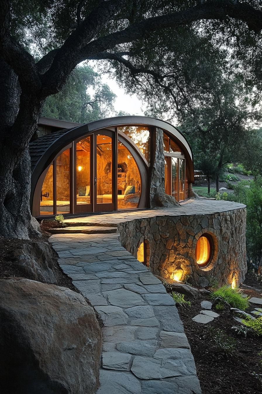Hobbit-style Earth Shelter Home - photo 2