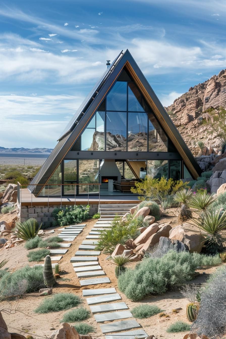 A-frame Powered by Solar Panels - photo 4